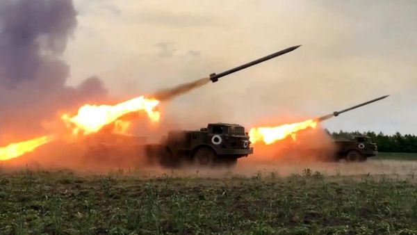 Боевая работа РСЗО Ураган ЦВО в ходе специальной военной операции