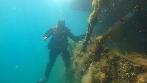 Тренировочные сборы водолазов Крым-Спас