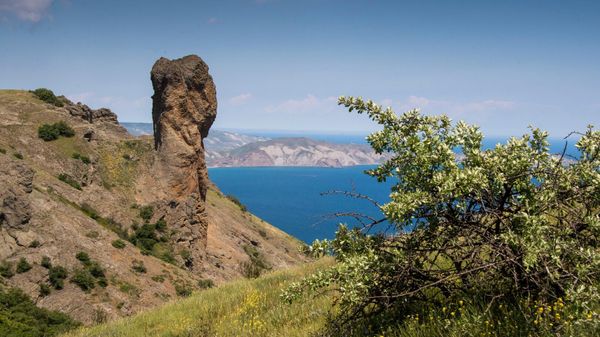 В карадагском природном заповеднике