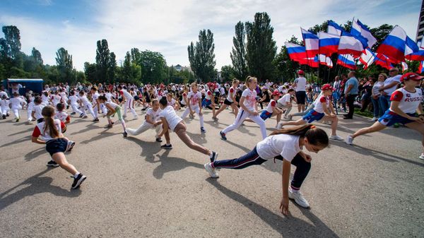 Празднование Дня России в Симферополе