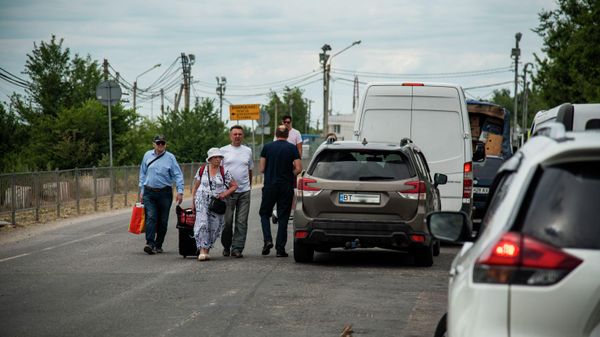 Армянск. Граница с Херсонской областью