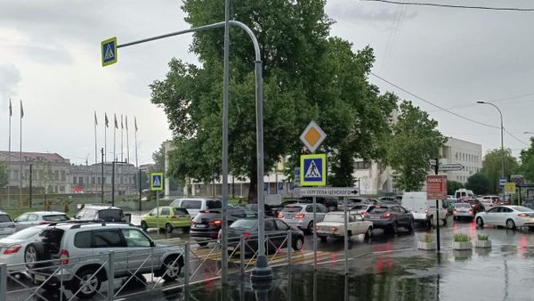 Пробки в Симферополе. 24.06.2022