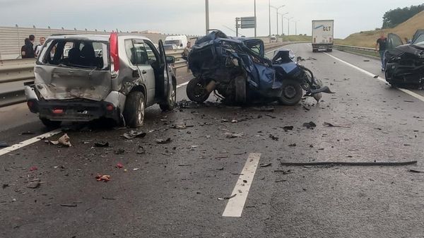 ДТП на трассе Таврида в Зуе
