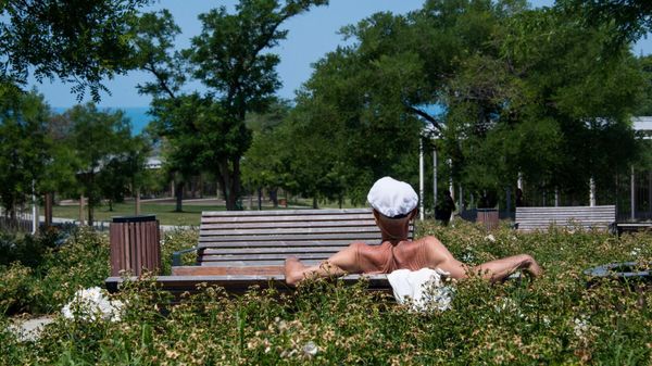 В севастопольском парке Учкуевка