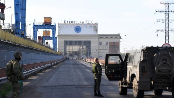 Каховская гидроэлектростанция в Херсонской области