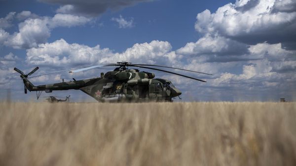 Полевой аэродром в зоне проведения спецоперации