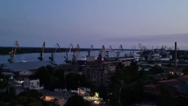 Херсон. Вид на порт