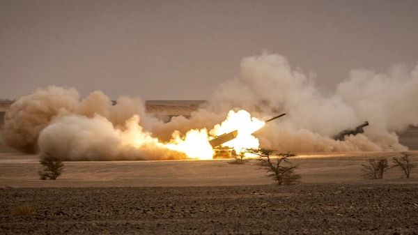 Американская артиллерийская ракетная система M142 (HIMARS). Фото FADEL SENNA/AFP