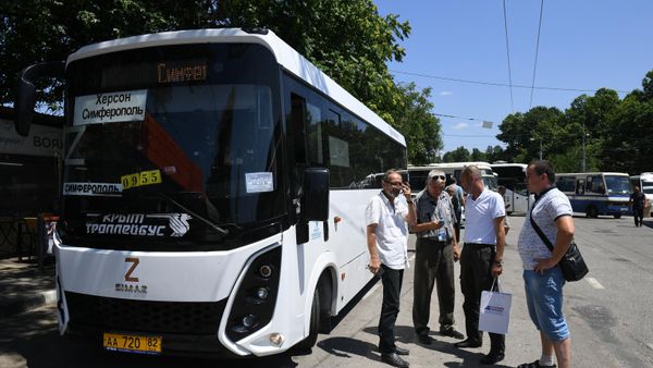 Первые за восемь лет пассажирские автобусы начинают курсировать между Крымом, Херсоном и Мелитополем