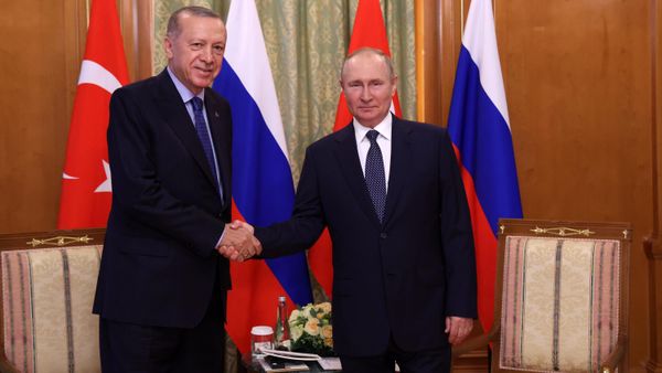 Президент РФ В. Путин провел переговоры с президентом Турции Р. Эрдоганом в Сочи