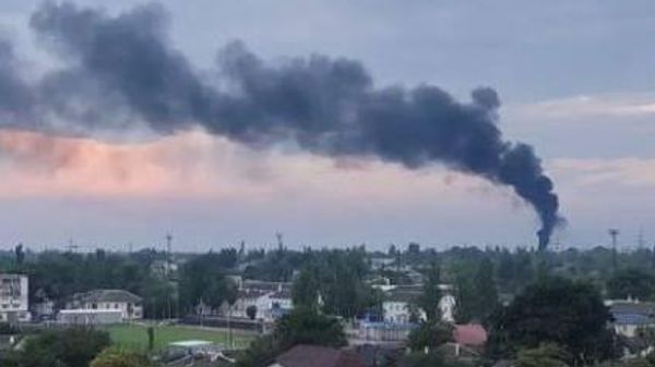 Пожар на трансформаторной подстанции в Джанкое