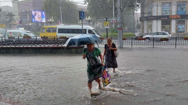 Ливень в Симферополе