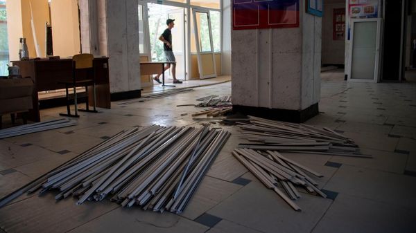 Последствия взрыва в Новофёдоровке в Крыму