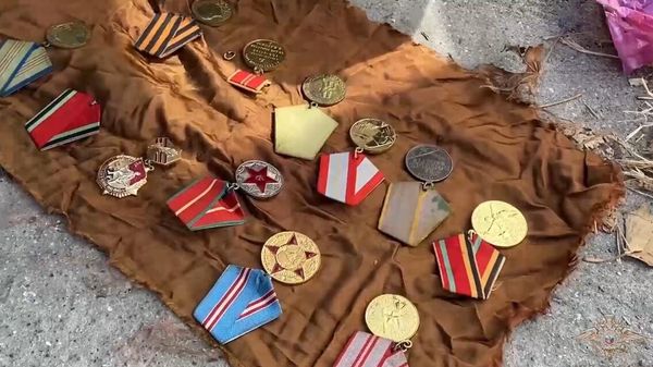 Награды, похищенные из из дома дочери ветеранов Великой Отечественной войны. в Севастополе