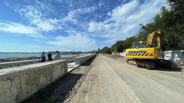 Реконструкция набережной Терешковой в Евпатории