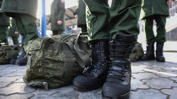 Отправка севастопольских призывников на военную службу