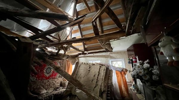 Результат обстрела села Головчино в Белгородской области Результат обстрела села Головчино в Белгородской области