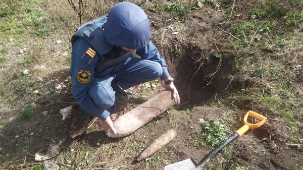 Обезвреживание взрывоопасных предметов времен ВОВ 