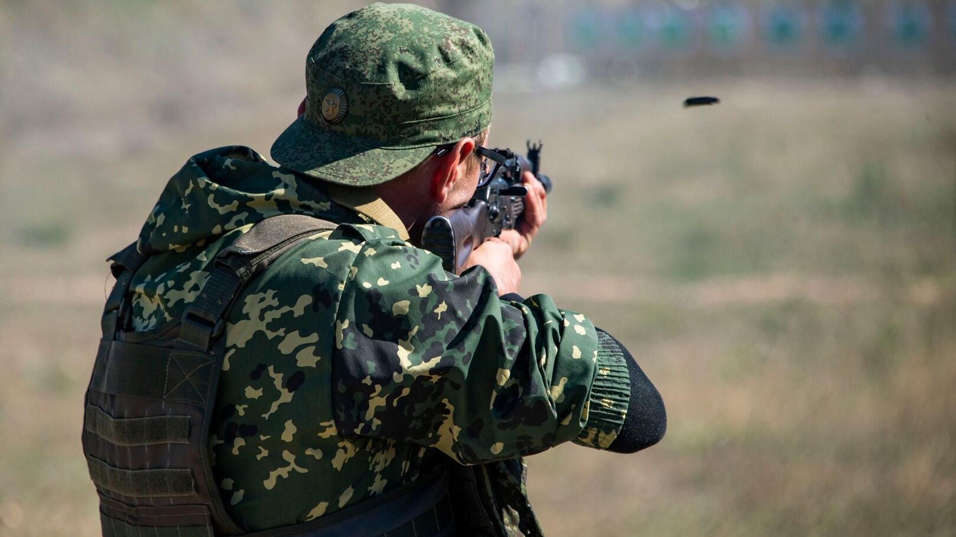 Боевое слаживание подразделений перед отправкой на фронт - РИА Новости, 1920, 14.10.2022