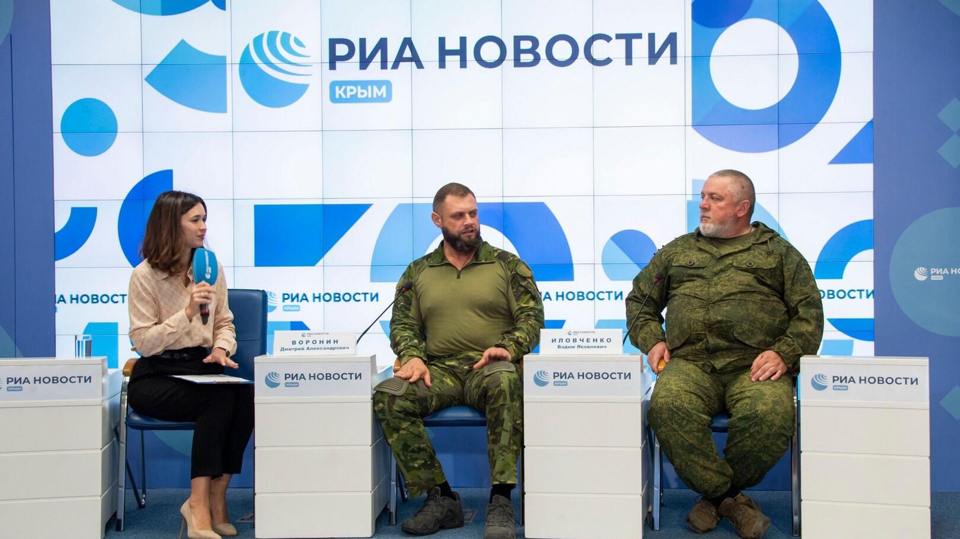 Пресс-конференция Добровольцы на фронте: крымские батальоны в зоне СВО - РИА Новости, 1920, 10.10.2022