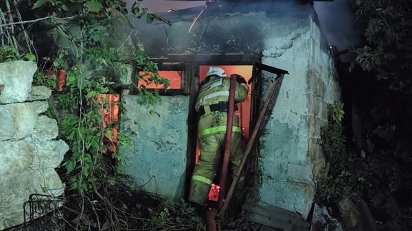 Пожар в Бахчисарайском районе 