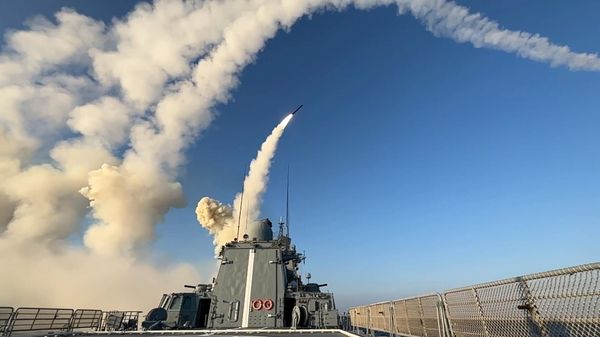 Пуск российских ракет