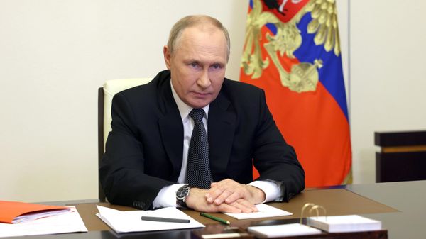 Президент РФ В. Путин провел заседание Совбеза РФ
