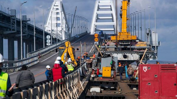 Ремонт моста через Керченский пролив