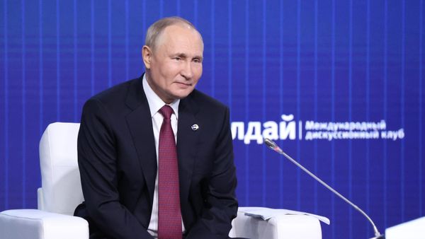 Президент РФ В. Путин принял участие в заседании Международного дискуссионного клуба Валдай