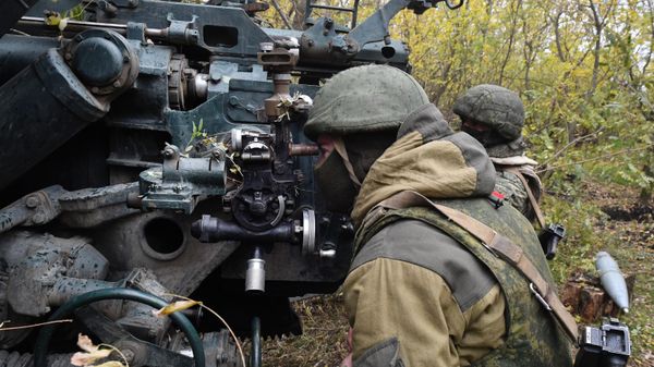 Работа артиллеристов ЮВО на Запорожском направлении 