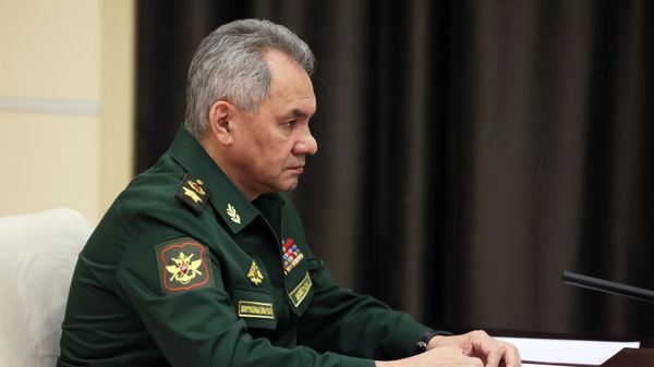 Президент РФ В. Путин провел встречу с министром обороны РФ С. Шойгу