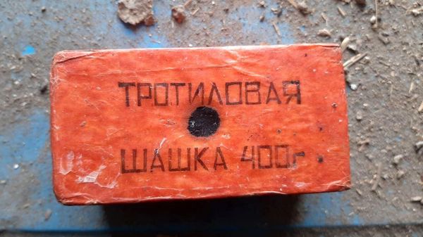Тротил, обнаруженный у сотрудника МЧС Украины в Скадовске