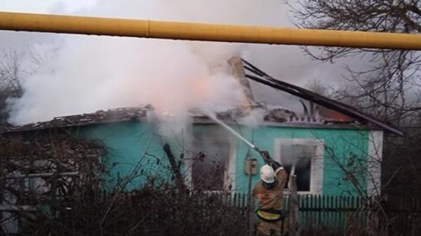 Пожар в Бахчисарайском районе