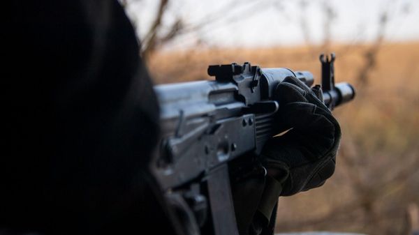 Боец на передовой линии СВО