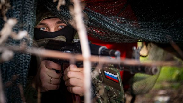 Боец на передовой линии СВО