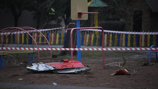 Крушение вертолета в городе Бровары в Киевской области