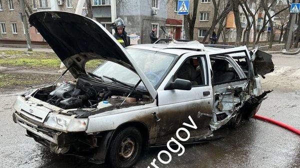 Рогов: находившаяся в подорванном авто в Бердянске женщина отделалась легкой контузией