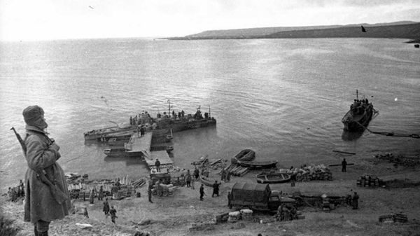 Керчь, высадившиеся десантники. Декабрь 1941 г. 