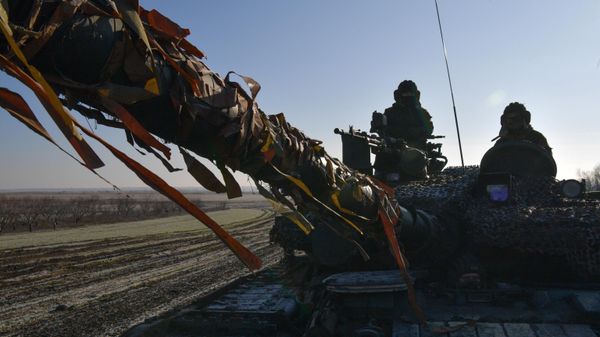Танкисты ВС РФ в зоне проведения спецоперации
