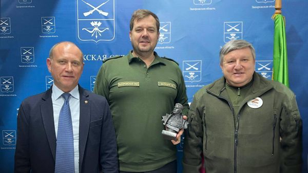 Евгений Балицкий с Николаем Овсиенко и Вадимом Лобиным