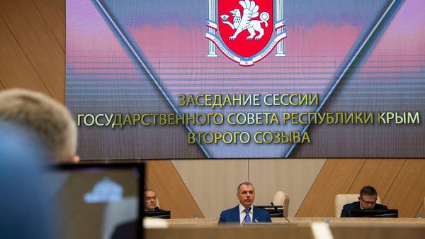В сессионном зале Госсовета Республики Крым