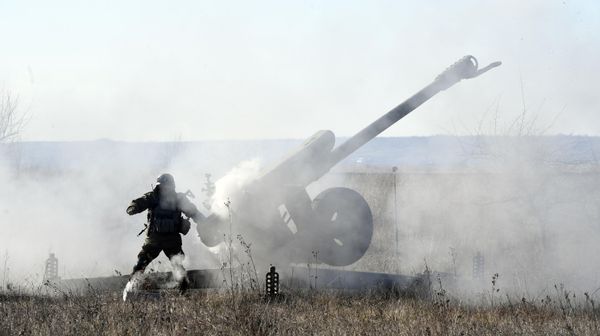 Боевая работа расчетов гаубиц Д-30 в зоне СВО