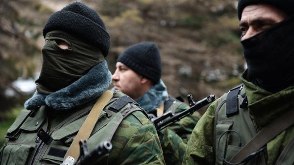 Присяга добровольцев на верность народу Крыма в Симферополе