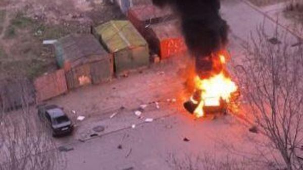 Во дворе жилого дома Мелитополя взорван автомобиль