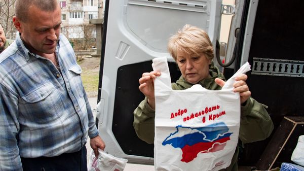 Доставка гуманитарной помощи в Каховку 