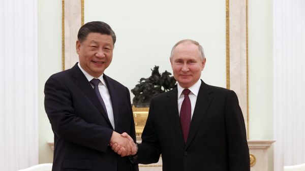 Встреча президента РФ В. Путина с председателем КНР Си Цзиньпином