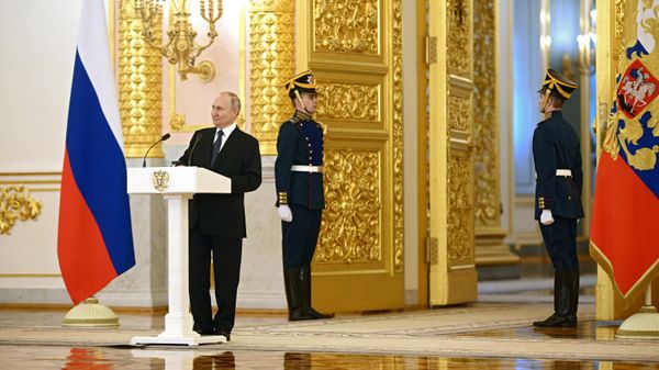 Президент РФ В. Путин принял верительные грамоты у вновь прибывших послов иностранных государств