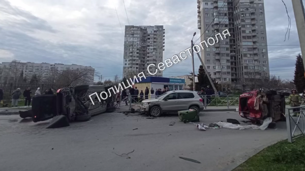 Тройное ДТП в Севастополе