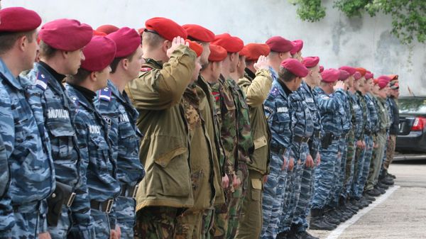Бойцы крымского Беркута