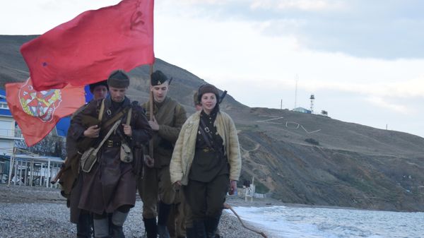 Путь проложен с т Керчи до Балаклавы. Семь полных дней пути.
